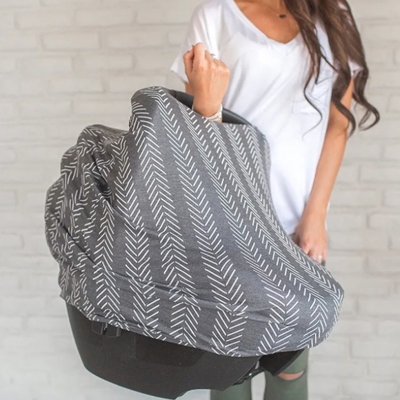 COPPER PEARL Multi-Use Cover Car Seat Stroller High Chair Breast Feeding Shade - Picture 2 of 11